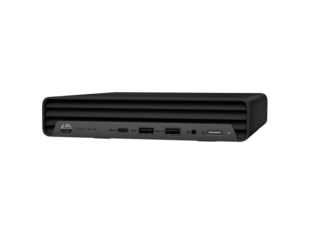 HP Pro 400 G9 - Mini - Core i5 i5-14500T / 1.7 GHz - RAM 8 GB - SSD 256 GB - NVMe - UHD Graphics 770 - 1GbE, Wi-Fi 6E, Bluetooth 5.3 - WLAN: 802.11a / b/g / n/ac / ax (Wi-Fi 6E), Bluetooth 5.3 - Win 11 Pro - Monitor: keiner - Tastatur: Deutsch - mit HP Wo